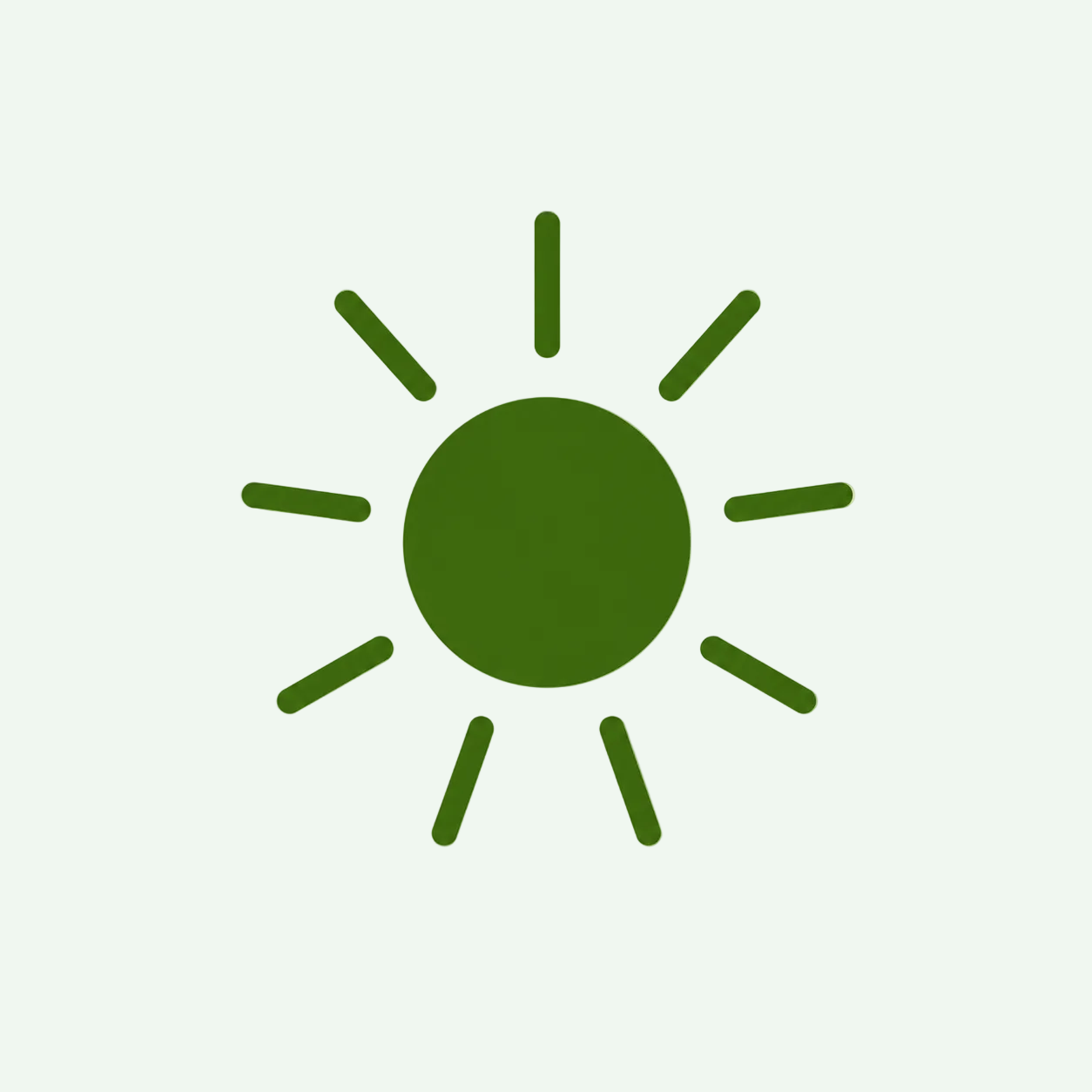 Icône soleil routine matin Redless — Prendre soin de sa peau sensible chaque matin